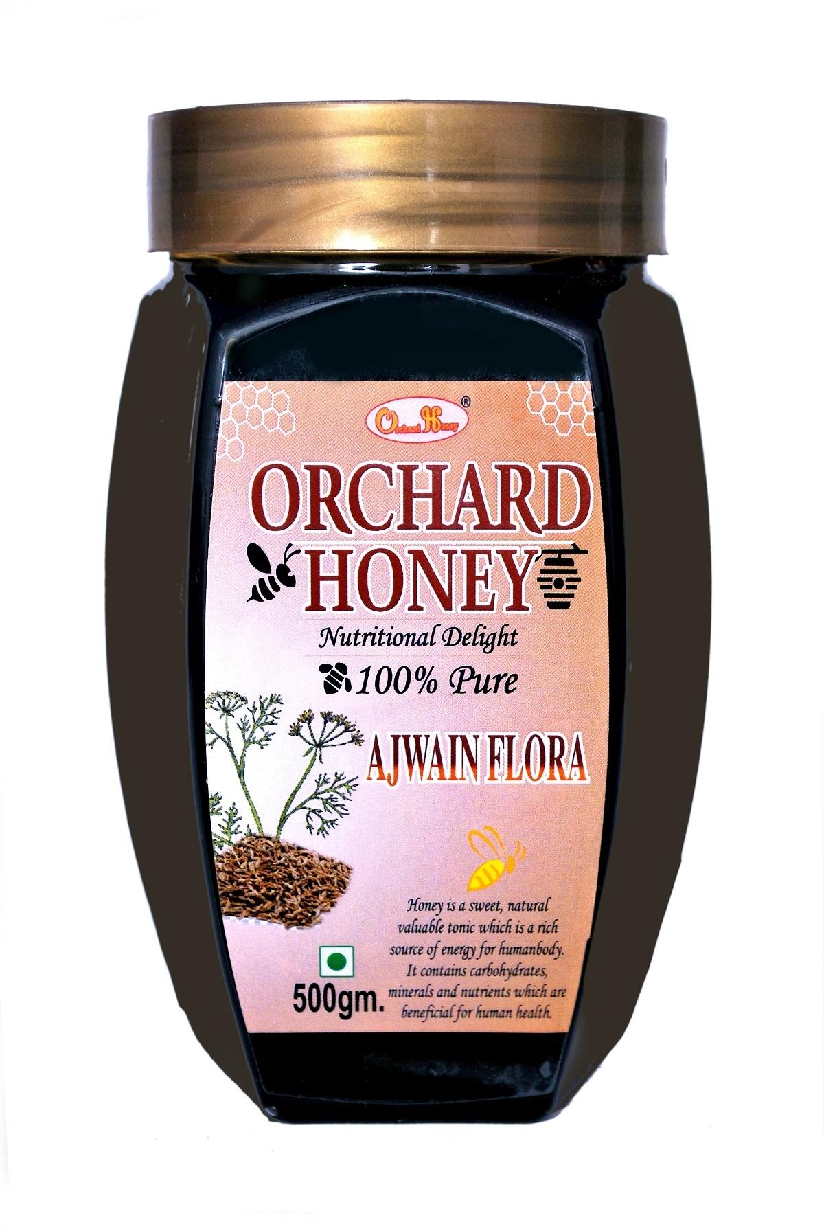 Orchard Honey Ajwain Flora 100 Percent Pure & Natural 2x500 Gm (1+1 Offer)